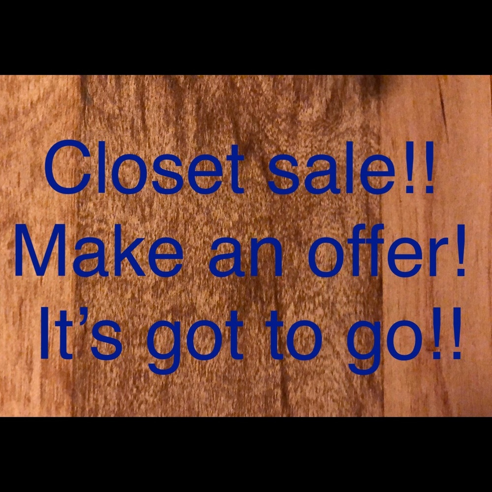 BUY MY STUFF! 😊 EVERYTHING MUST GO!!!